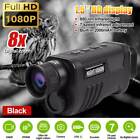 1080P 1.5" Night Vision Monocular Hd 8X Digital Zoom Hunting Ir Camera New