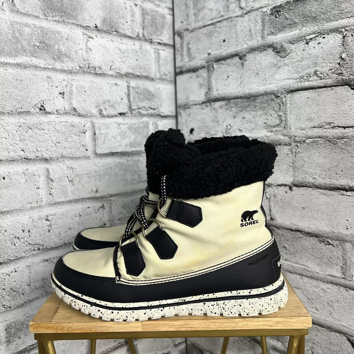 Sorel Cozy Carnival Faux Fur Waterproof Boots NL2297 180 Women s Size US 7.5