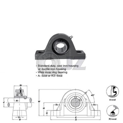 1x SSUCPE208-24 Stainless Steel Mounted Bearing Unit SSUC208-24+PE208 New QJZ