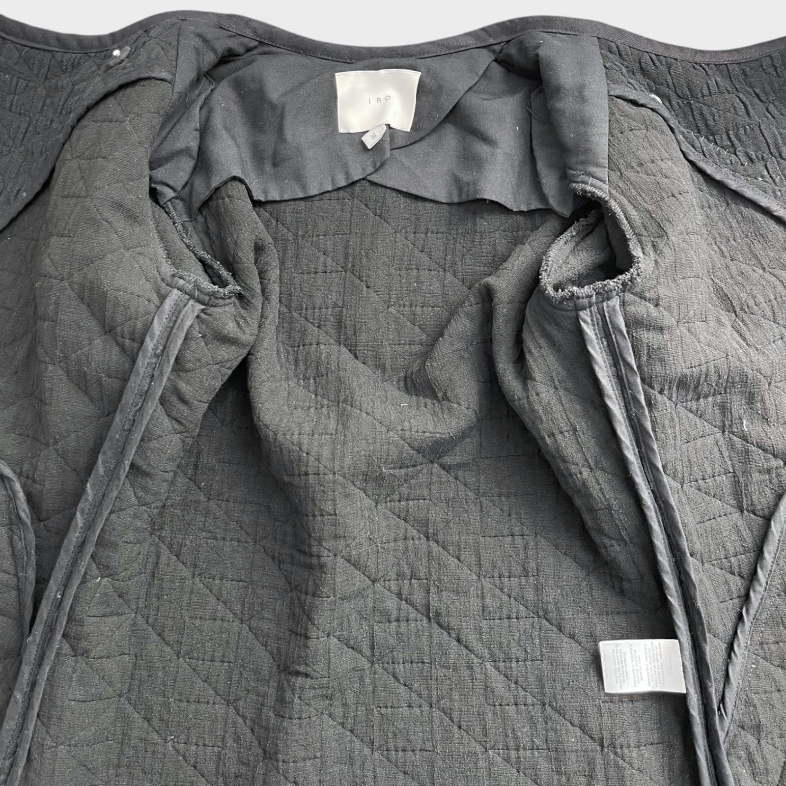 IRO Heddi Textured Patterned Knit Jacket Women's … - image 9