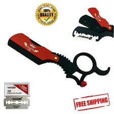 WET BEARD CUT THROAT NAVAJA STRAIGHT RAZOR BLADE HOLDER BARBER SALON BLADES