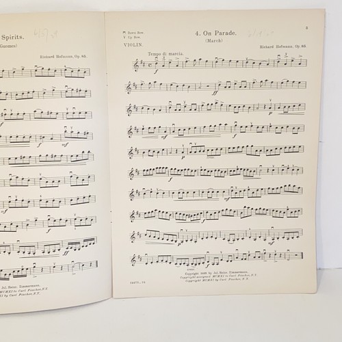 Antique 1911 Sixteen Melodious Pieces for Piano & Violin Sheet Music Book 1 - Picture 9 of 13