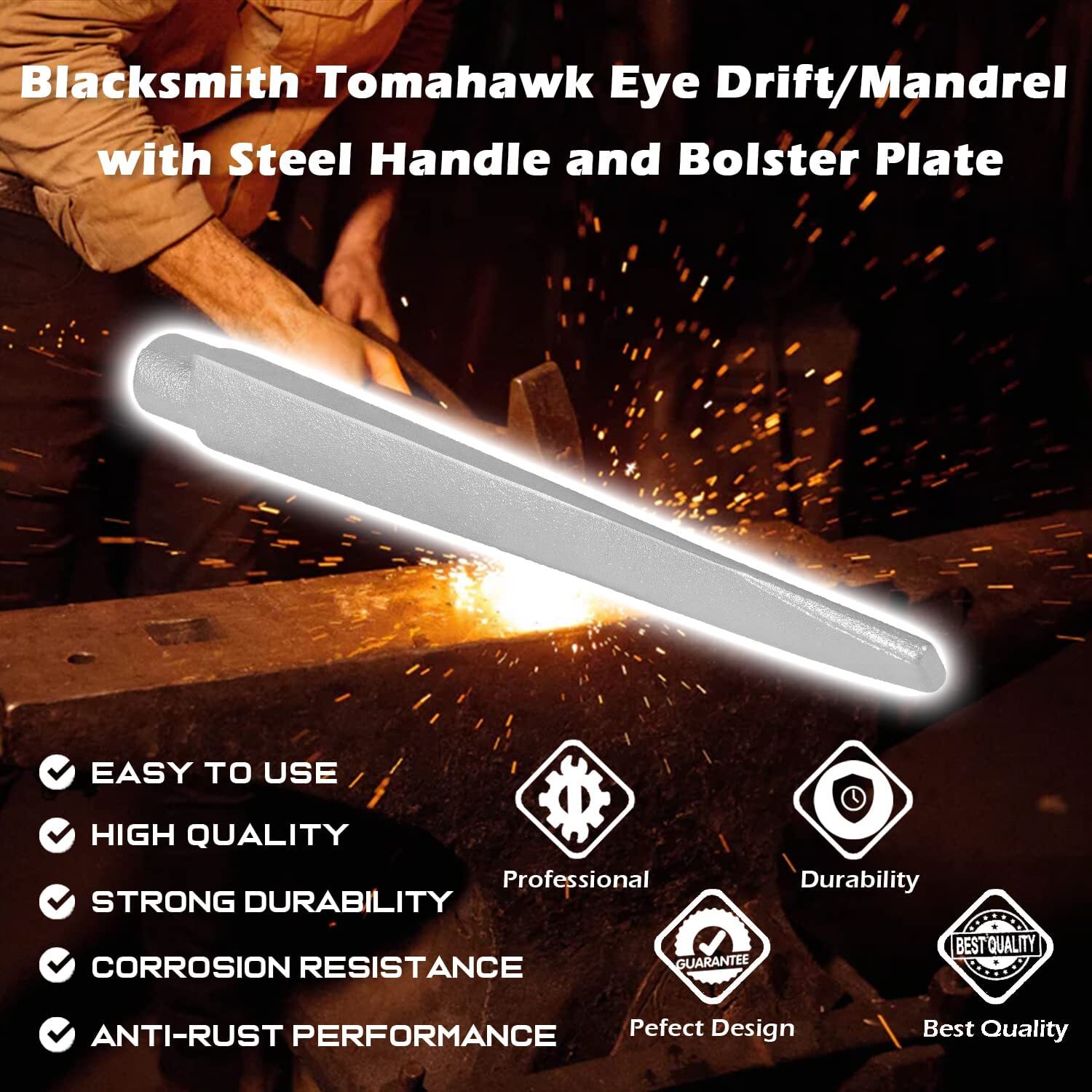 Blacksmith Tomahawk Eye Drift/ Mandrel Blacksmith Tool/ Axe Eye