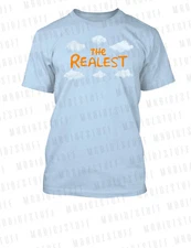 The Realist in Clouds Sneaker Tee Shirt Big & Tall or Small Sneakers Hip Hop Tee