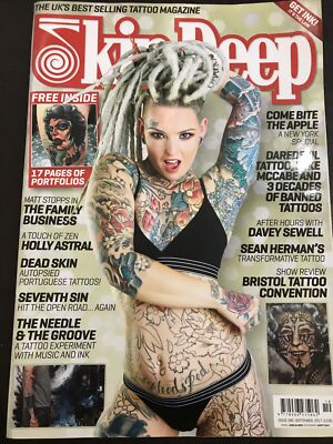 SKIN DEEP #280 - SEPTEMBER 2017 - DAVEY SEWELL - BRISTOL TATTOO CONVENTION