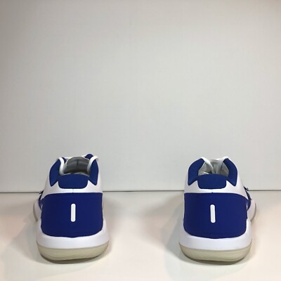 Nike Alpha Menace Turf Low Football Shoes Cleats White Blue  display picture 1