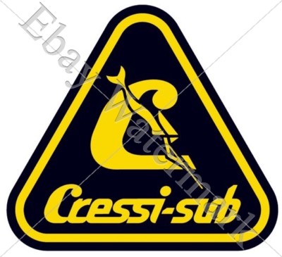 Cressi-sub Divers decal sticker Aufkleber Diving scuba plongee tank Tauchen New