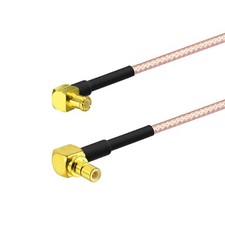 SMB male pin RA to MCX Male plug right angle RF pigtail cable RG316 20cm 8inch