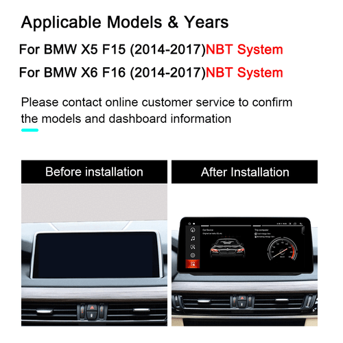 Android 14 Autoradio 12.3" 8-Kern 128GB Carplay GPS Navi Für BMW X5 F15 X6 F16 - Bild 2 von 15