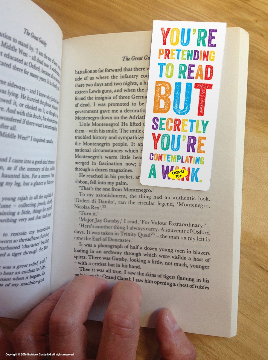 Brainbox Candy Magnet-Lesezeichen „Fresh Out Of F*CKS“ – Witziges Geschenk Für Leser & Bücherwürmer