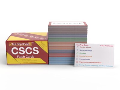 CSCS TEST PREP FLASH CARDS PRACTICE QUESTIONS, ANSWER EXPLANATIONS