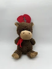 Greenbrier International Moose Plush Stuffed Animal 11'' Reindeer Christmas