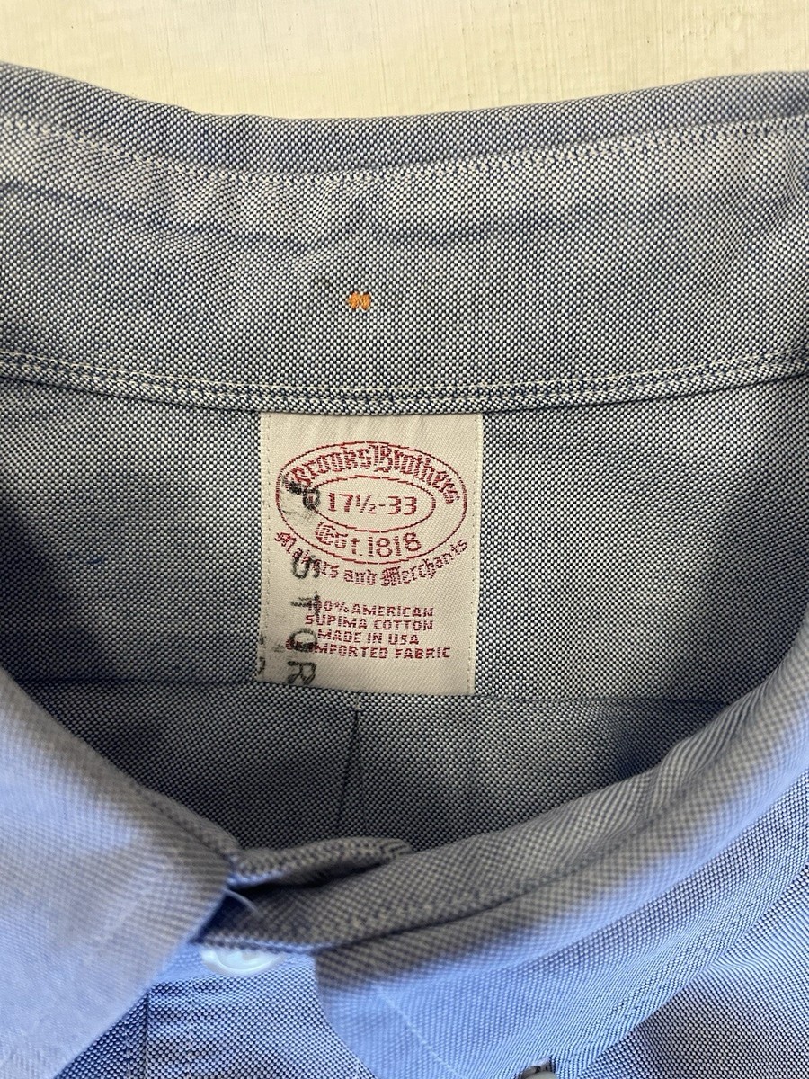 Brooks Brothers Made in USA Vintage Button Down Oxford Shirt