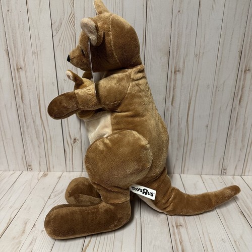 Toys R Us Känguru mit Baby Joey Plüsch groß 20 Zoll 2010 - Bild 2 von 12