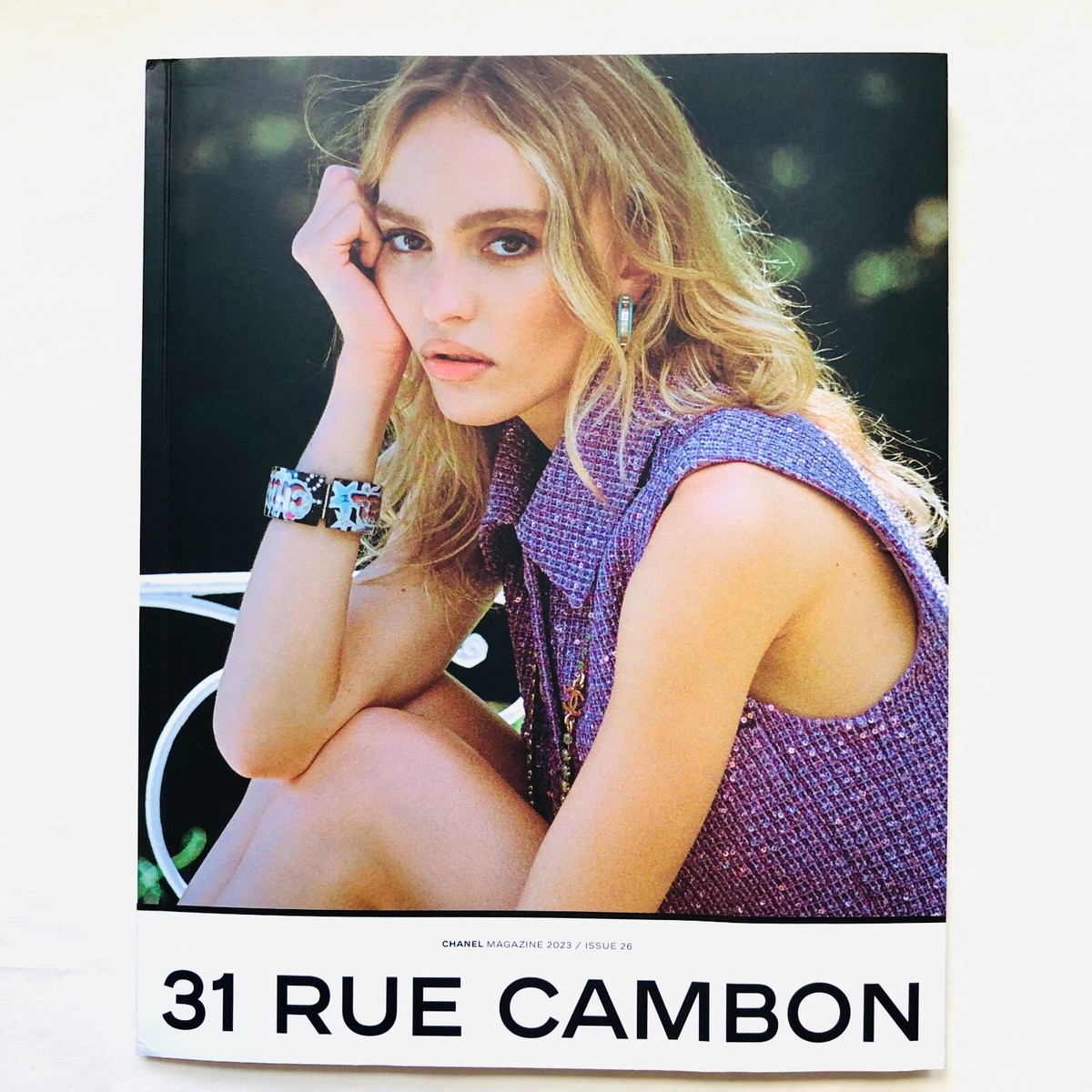 New CHANEL 31 Rue Cambon Magazine 2023 26 CC w/ Envelop Coffee