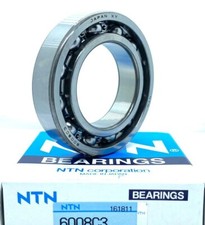 NTN 6008 C3 DEEP GROOVE BALL BEARING, OPEN TYPE, NO SEALS 40x68x15mm