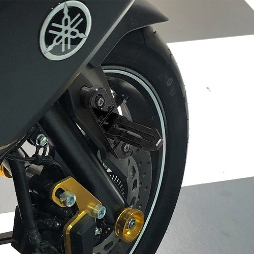 Motorcycle Front Fork Fog Lights Holder Mount For Yamaha XMAX NMAX NVX Black - Picture 2 of 11