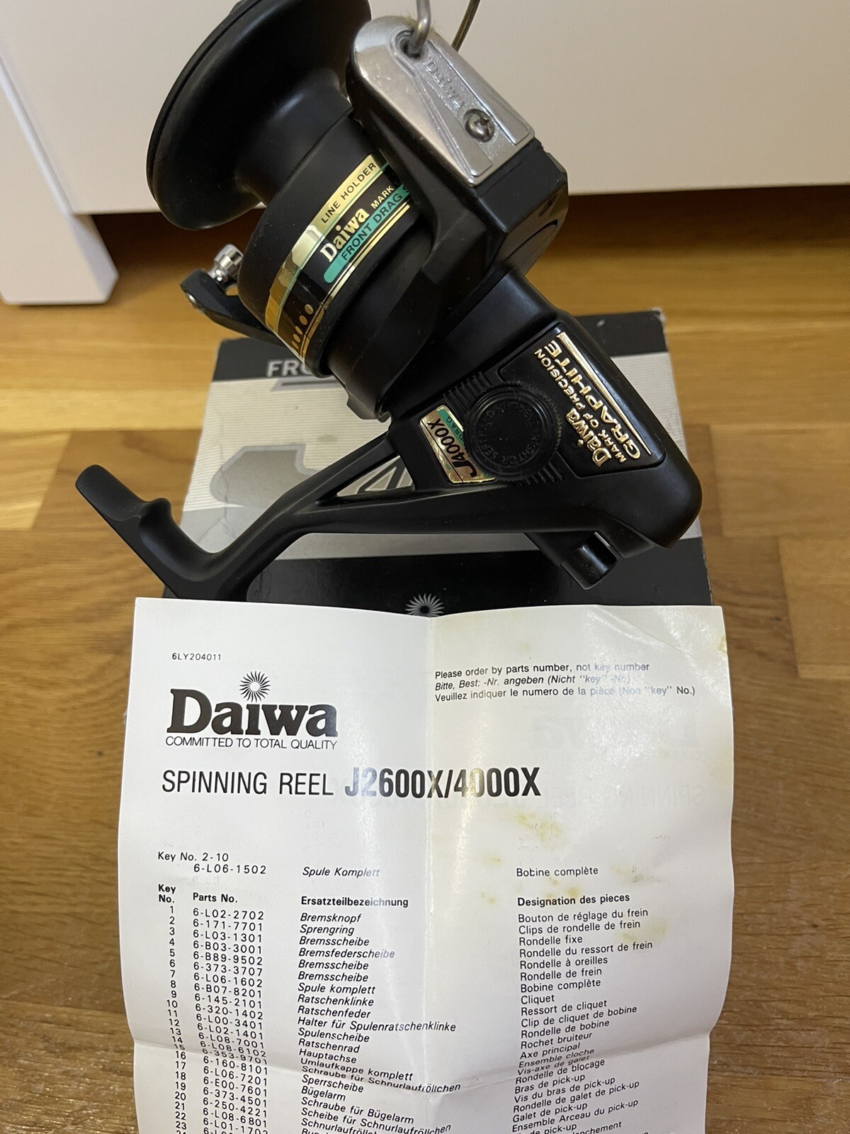 J4000X Vintage DAIWA Fishing Reel eBay