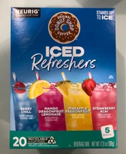 ORIGINAL DONUT SHOP ICED REFRESHERS VARIETY PACK KCUPS 20CT