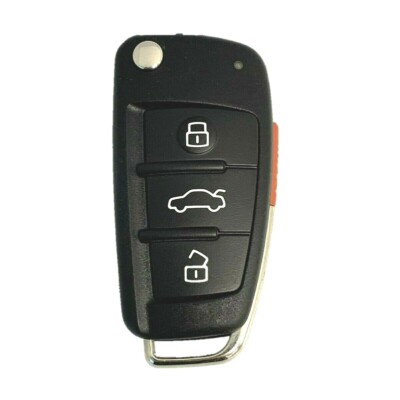 OEM AUDI Keyless Entry Remote Fob 4 Button UNCUT Flip Key OEM AUDI IYZ3314