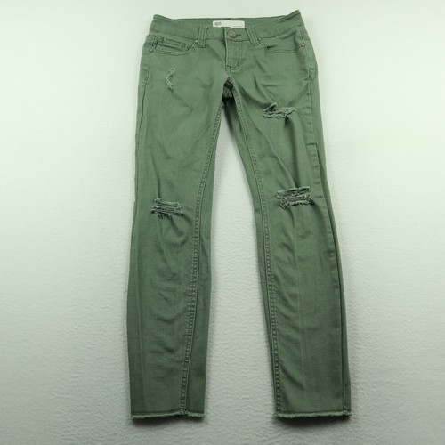 Green Denim Baja Ankle Skinny Jeans | eBay