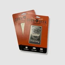 Zootility Silver Laser Cut Fsociety Mask Bottle Beer Opener 2 Pack