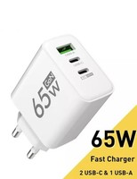65W USB-C Gan LadegeräT – 2X USB-C + USB-A – Neu