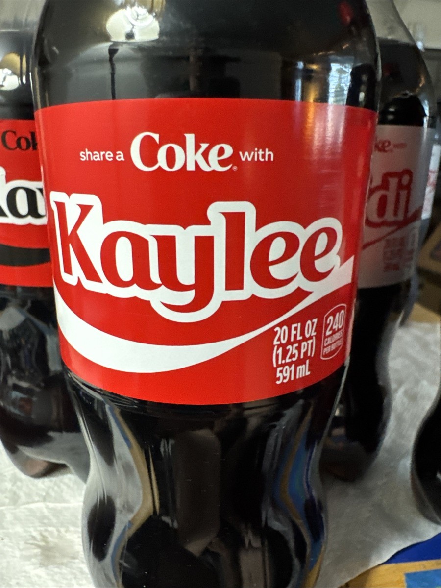 Share a Coke with Kaylee 2025 Coca Cola Bottle 20oz 1000's of
