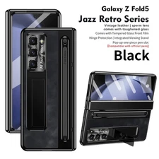For Samsung Galaxy Z Fold 7/6/5/4 Screen Protector Hinge Stand Case + Pen Stylus