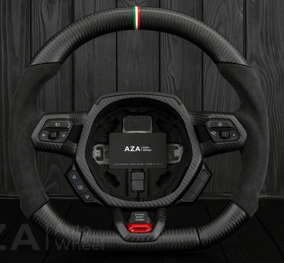 Lamborghini Huracan Custom  Matte Carbon Fiber Steering Wheel Performance