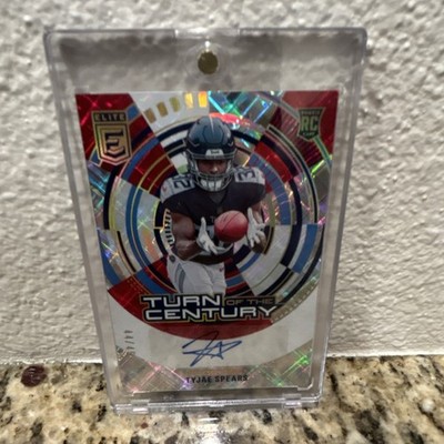 2023 Panini Elite Tyjae Spears Titans Turn of the Century #TC-TSP (Rookie, Auto 