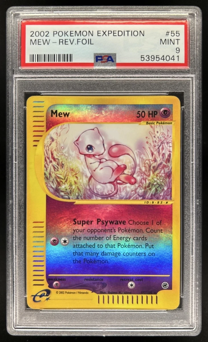 Mew Pokémon TCG Expedition Base Set Individual Collectible Card