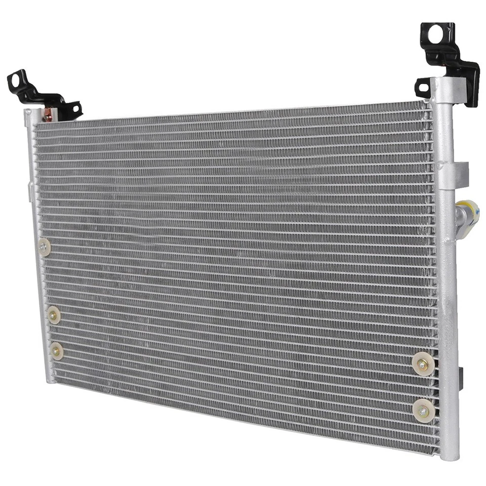 Condensador de aire acondicionado de aluminio + kit de refrigeración de compresor de aire acondicionado para Toyota Tacoma 1998-2004 Foto 4 de 4