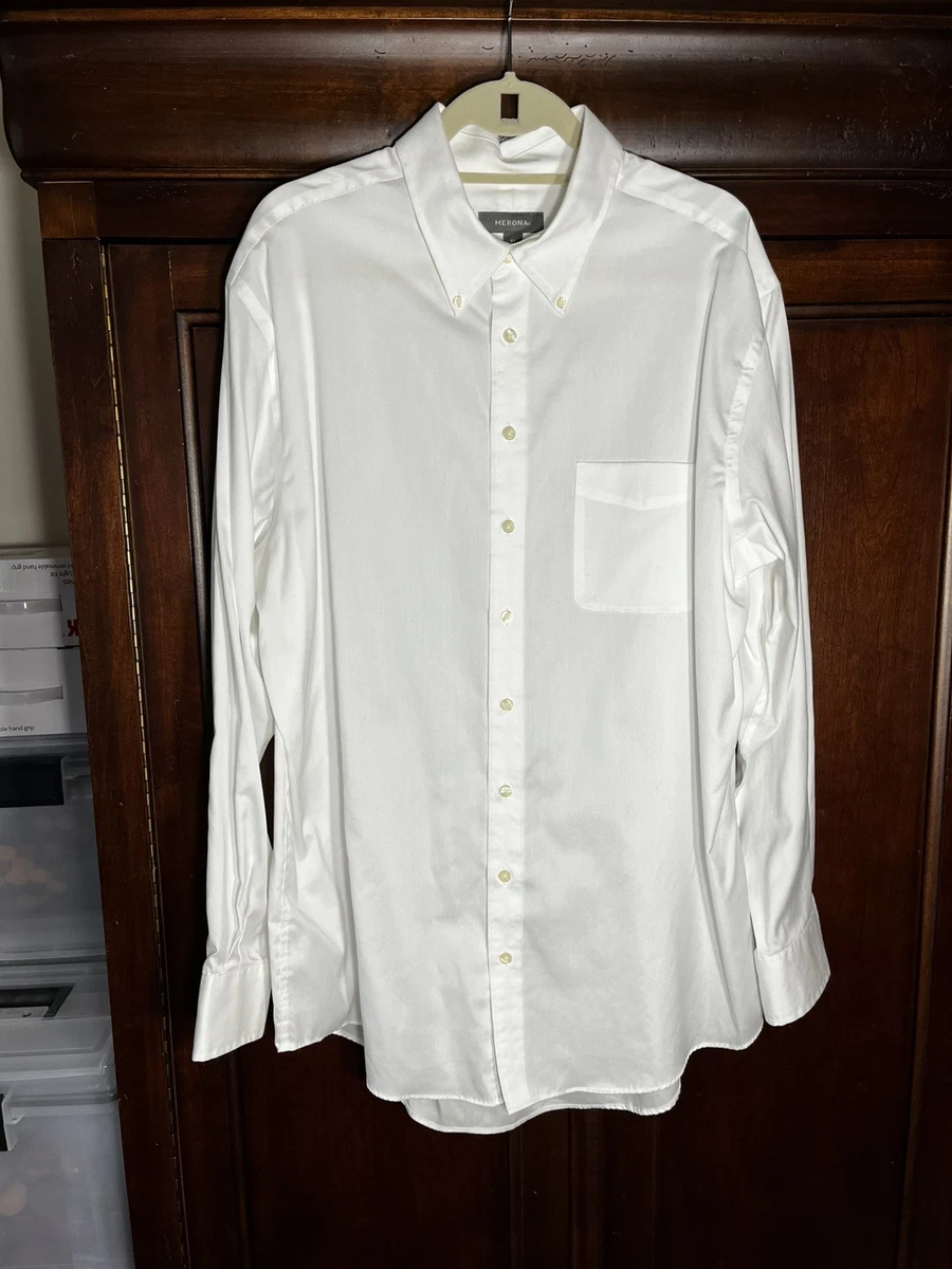 Merona White Dress Shirts for Men for sale | eBay
