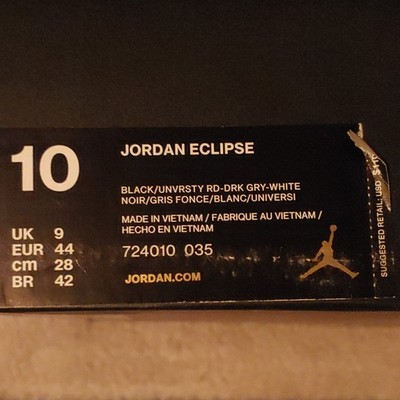 Jordan Air Jordan Eclipse Men s Low Top Lace-Up Sneaker 724010-035 2015