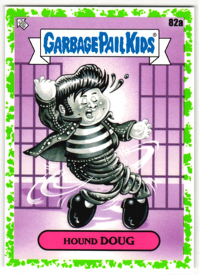 Hound Doug GPK 2020 Garbage Pail Kids Elvis Presley Parody Card Green