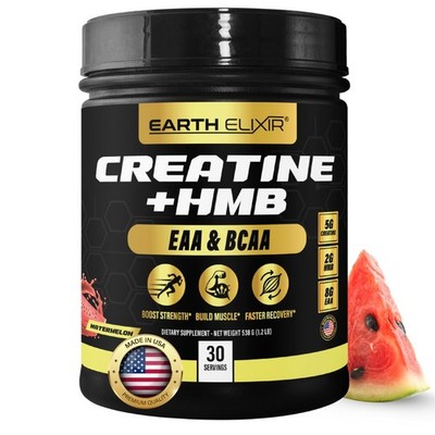 Creatine HMB Supplements for Men and Women w/Essential Amino Acids | EAA & BC...