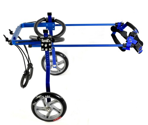 Adjustable Pet/Dog Wheelchair Cart For Handicapped Hind Leg Dog/Cat 2.2-4.4lb