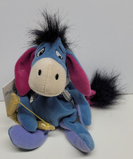 Vintage Winnie The Pooh Eeyore Cupid Bean Bag Plush 9  With Tag Disney Store