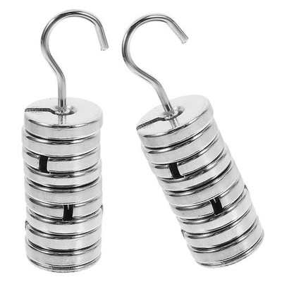  1 Set Labor-Massengewichte aus Metall mit Schlitzen, präzise Metallgewichte mit