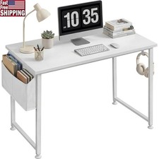 Compact Computer Desk W/ Storage Bag  Headphone Hook Sturdy Easy Assemble New