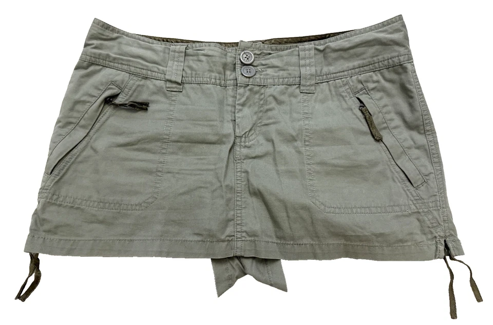 Aeropostale Vintage y2k 2000s Low Rise Skort Skirt JR 3/4 cotton - Image 2 of 4