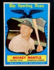 1959 Topps Set-Break #564 Mickey Mantle As EX-EXMINT