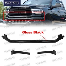 Lower Grille Trim Headlight Molding Gloss Black For 2019-2024 Ram 2500 3500 4500