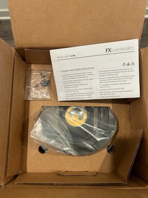 FX Luminaire AKN-SV LED Step Light Bronze 3000K L07 Surface Mount NEW- See Desc.