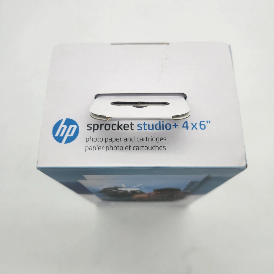 HP Sprocket Studio Plus Semi-Gloss Photo Paper 4x6 with 108 Sheets 2 Cartridges - Image 4 of 4