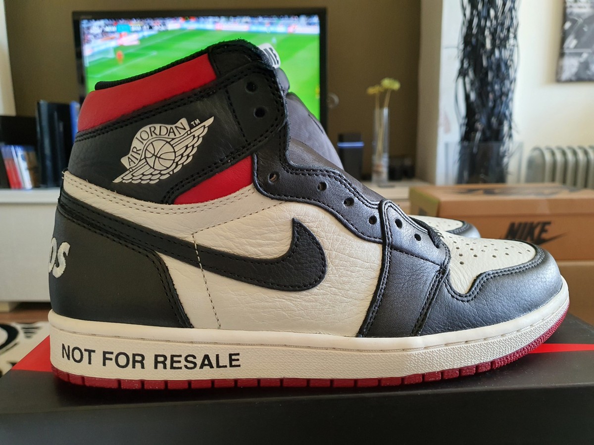 jordan 1s not for resale