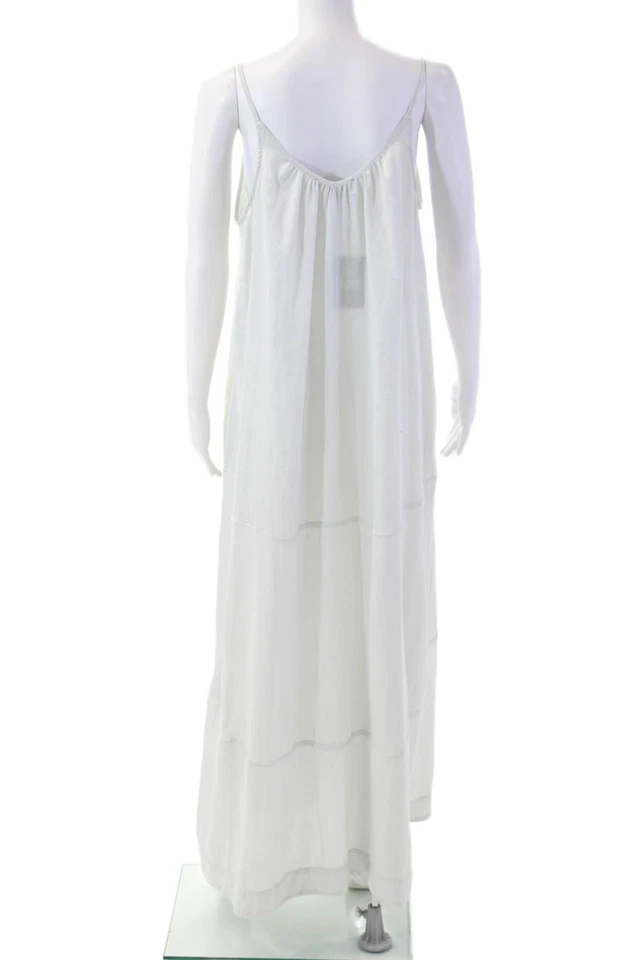 Donna Karan Sleepwear Womens Night Gown White Size Large - Image 3 of 4
