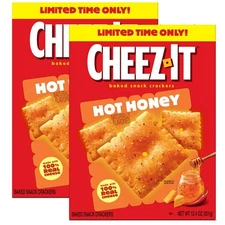 Cheez-It Hot Honey Baked Snack Crackers 100% Cheese 12.4 Oz. (2 Pk) LIMITED TIME