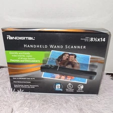Pandigital Handheld Wand Scanner 8 1/2 x 14 SD Card Included PANSCN08 Red New